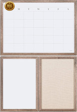 Family Command Center, Cork Board and Calendar Whiteboard Combo