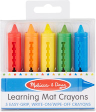 Learning Mat Crayons - 5 Colors