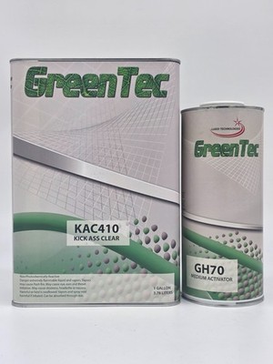 GreenTec KAC410 KICK ASS CLEAR KIT  High Gloss 4:1 Clear Gallon with Activator