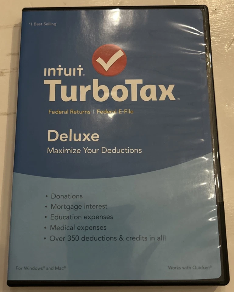 Turbotax 2015 Deluxe. Federal and State. New - Image 4 of 4