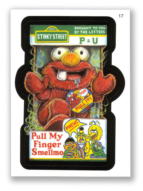 2006 TOPPS WACKY PACKAGES SERIES #3 - SMELLMO DOLL - STICKER #17