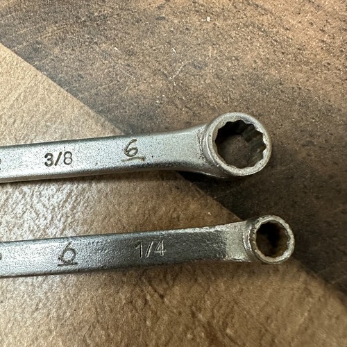 Thorsen USA 2212 7/16" x 3/8" & Jonard 7/32" x 1/4" Double Box Wrench Set - Picture 4 of 6
