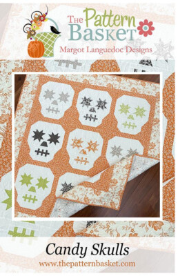 THE PATTERN BASKET ''CANDY SKULLS TPB 2106'' Quilt Pattern