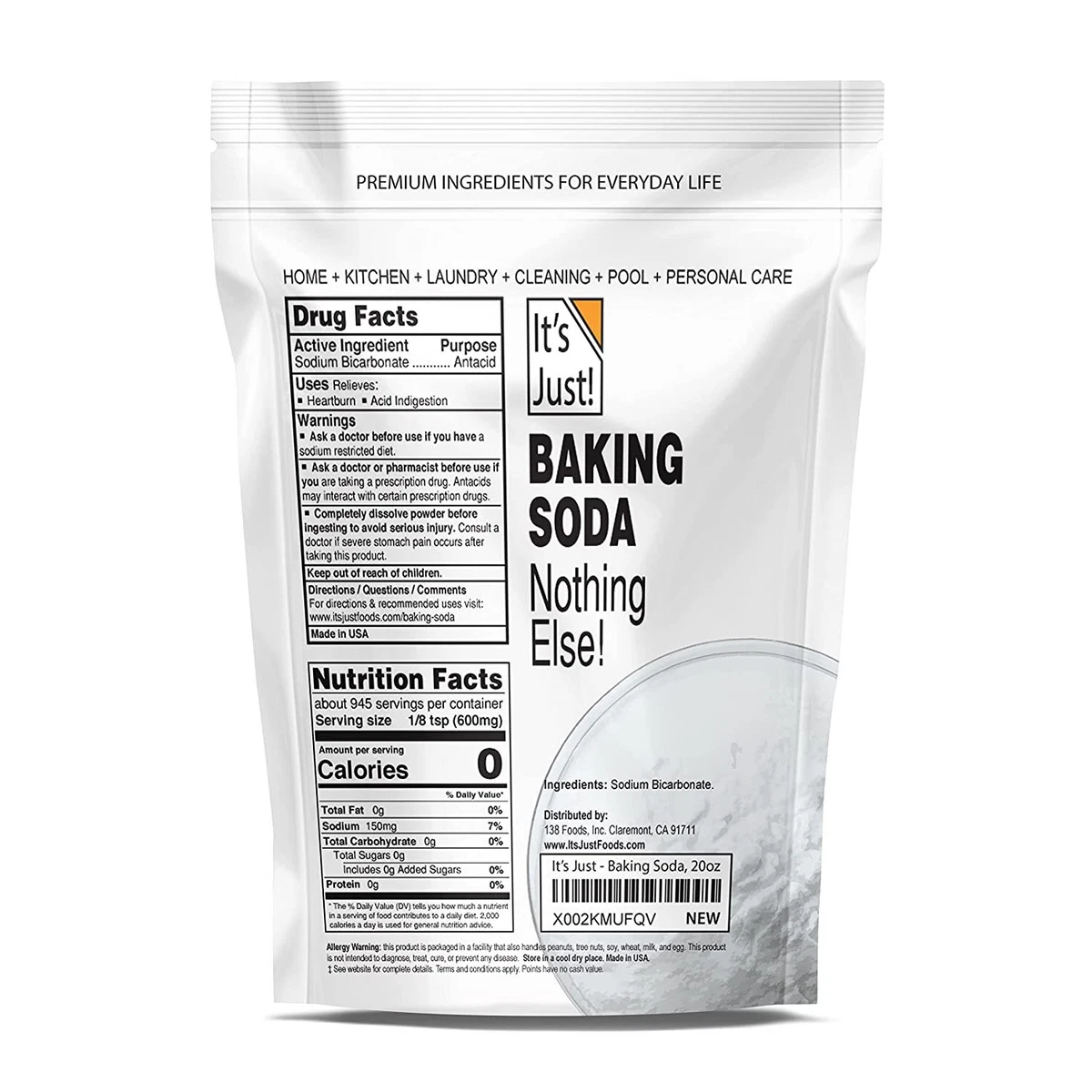 Baking Soda Calories
