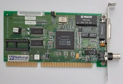 Texas Instruments Ethernet 16 AT4X ISA Netzwerkkarte (AT/LANTIC, BNC,retro,1993)