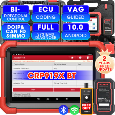 LAUNCH X431 CRP919X BT PRO Car Diagnostic Scanner Bidirectional ECU Coding CANFD