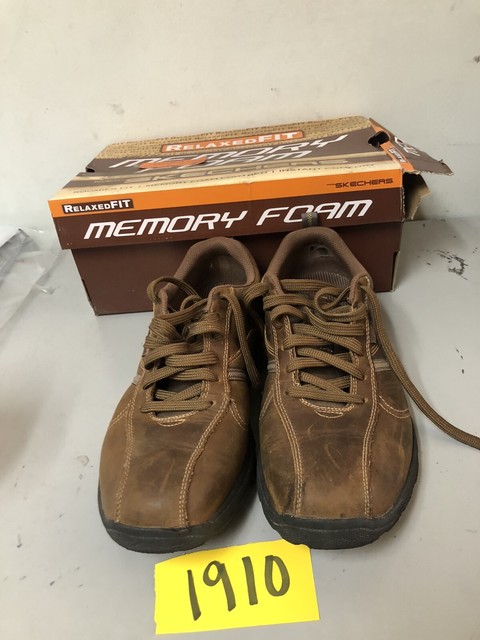 skechers levoy dark brown
