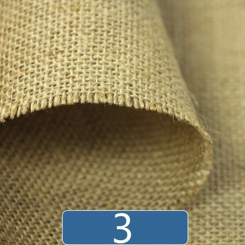 Luxury Premium Hessian Jute Fabric Natural Craft Burlap 100 150cm DIY Home Decor - Image 4 of 4