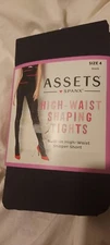 Assets Spanx high waist shaping tights black size 4