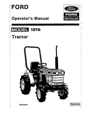Ford 1520 Tractor lubricación de mantenimiento de los operadores de Propietario Manual de instrucciones