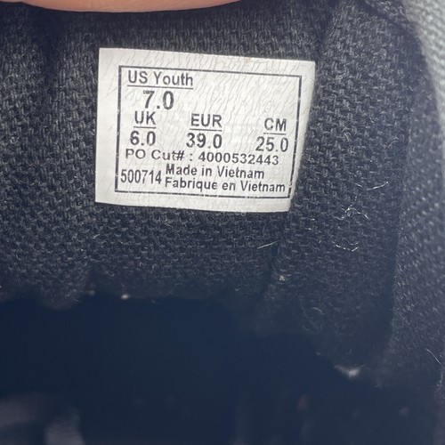 VANS Top basso in tela nero unisex giovane taglia 7 - Foto 7 di 10