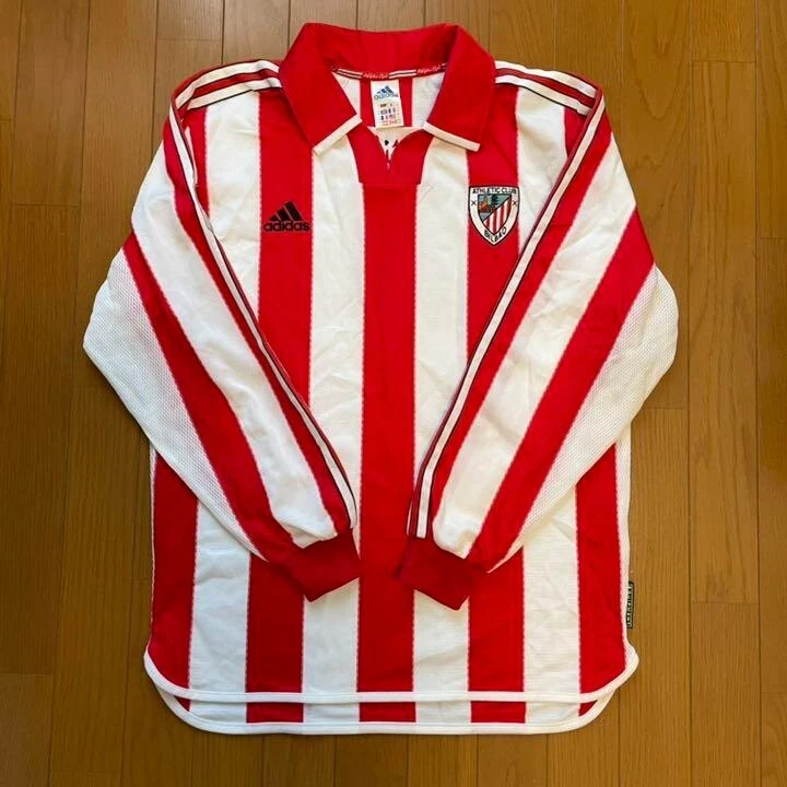 PLAYER ATHLETIC BILBAO 1990-2000 M HOME Jersey LIGA Camiseta HOME Adidas  L/S