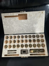 Vintage Best Key Gage Gauge Tool Block Set