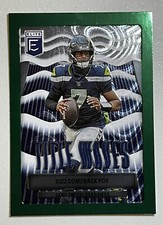2023 Panini Elite Green Geno Smith Title Waves 2022 Comeback POY TW-9 Seahawks