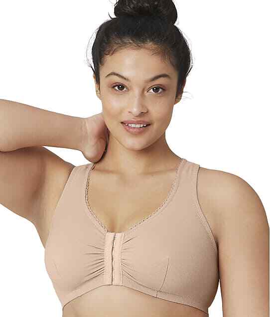 Glamorise CAFE Complete Comfort Cotton T-Back Bra, US 38DD/F, UK 38DD/E View 2