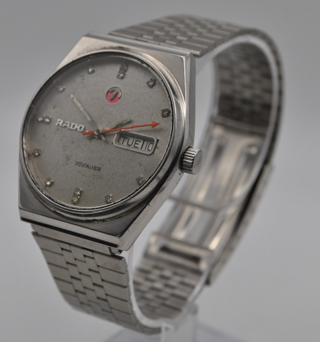 Rado Voyager automatic stainless-steel day and date