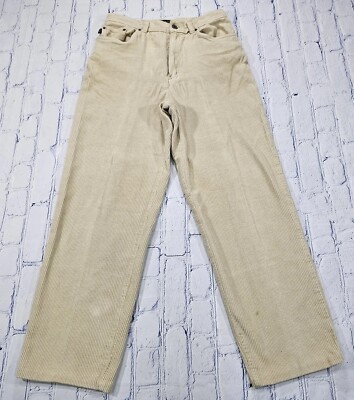 パンツ 90's Ralph Lauren corduroy pants beige s-l400.jpg