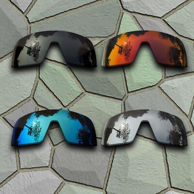 Orange&Blue&Chrome&Black Lenses Replacement For-Oakley Sutro OO9406 Polarized
