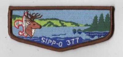 OA Sipp-O Lodge 377 Flap BRN Bdr. Buckeye Council 436 Canton, OH [KY-2839]