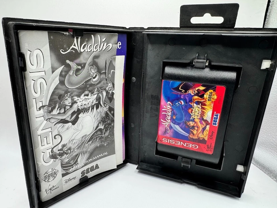 Disney's Aladdin Sega Genesis CIB w/ Manual And Insert Complete - Image 3 of 4
