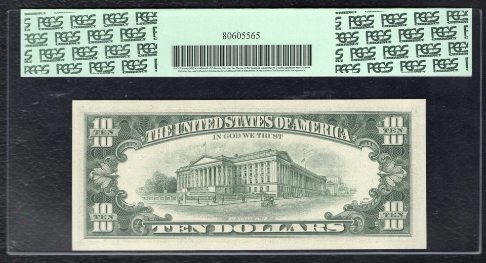 FR. 2022-K 1974 $10 FRN FEDERAL RESERVE NOTE DALLAS, TX PCGS GEM UNC-66PPQ - Image 2 of 2