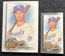 2022 Allen and Ginter - Black Border Mini- #28 - Whit Merrifield - Royals + Base
