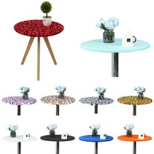 24-59 Inch Round Stretch Tablecloth Elastic Fitted Table Cover Wedding Party