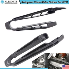 Black Swingarm Chain Slider Guides Protection For KTM 125-530 SX SXF EXC XC-W