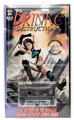 Brinke of Destruction Collector's Special Comic w/Cassette Tape VTG 1995  Sealed