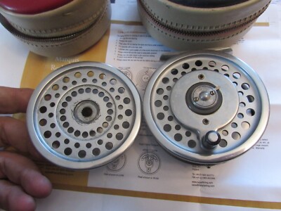 V good vintage hardy marquis 7 multiplier trout fly fishing reel