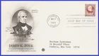 USA4 #2587 ADDR PCS ARTCRAFT FDC   James Polk