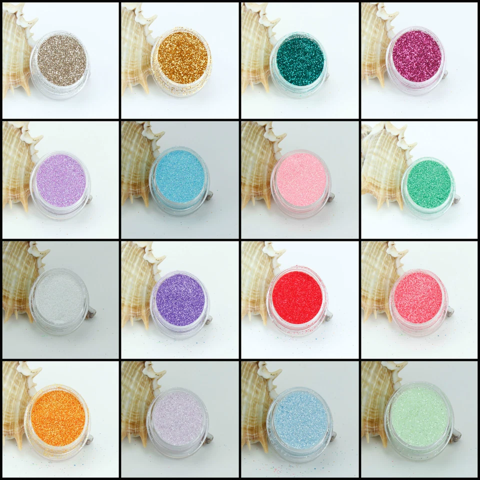 Cosmetic Fine Glitter Dust Pot Face Eye Shadow Body Nail Festival Dance Tattoo