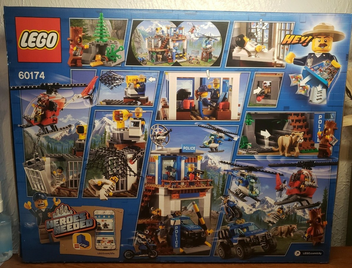 LEGO City 60174- Mountain Police Headquarters BRAND NEW Retired