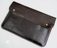 For MacBook Air /Pro 13" - 14" Genuine Leather Laptop Bag Sleeve Protective Case