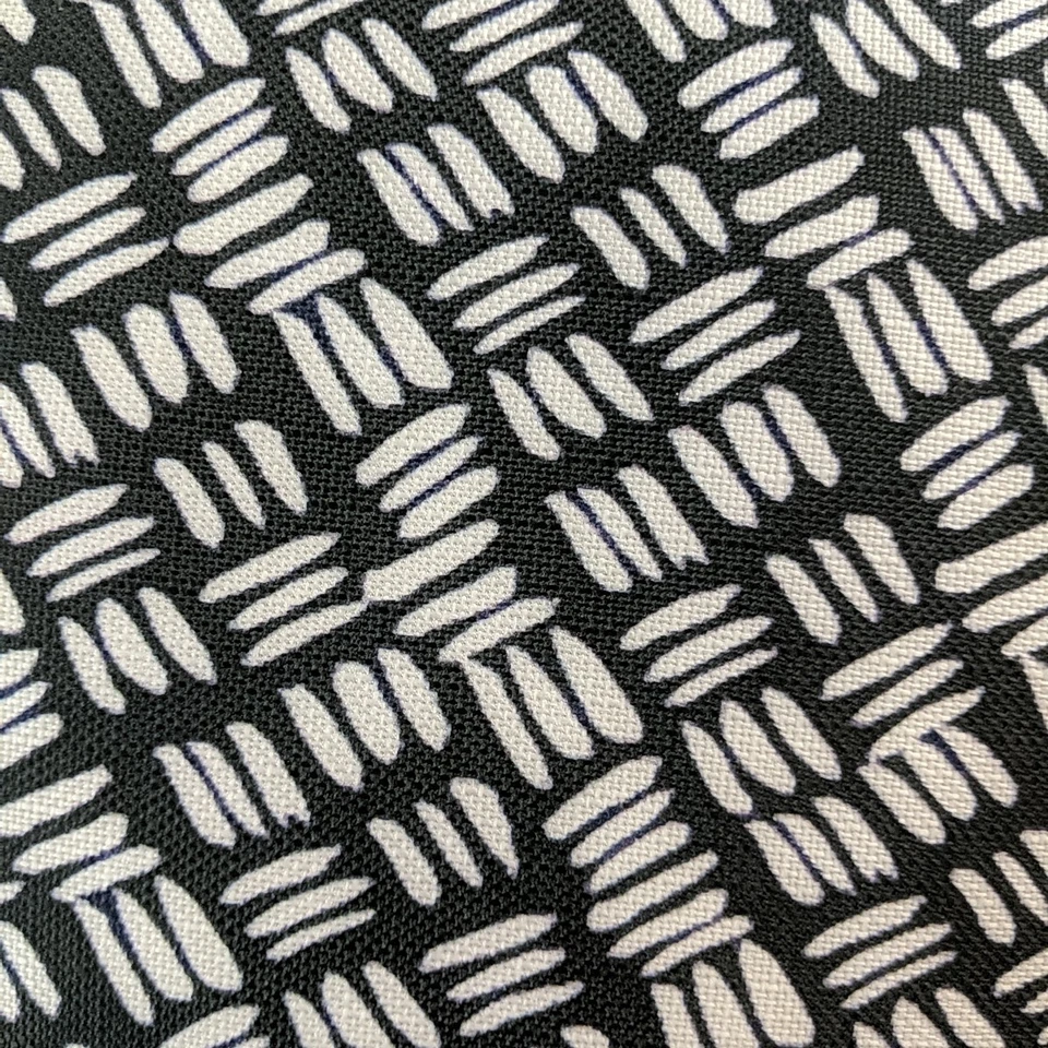 2 Tommy Bahama Black/White Basket Weave Outdoor Pillow Porch - Image 4 of 4