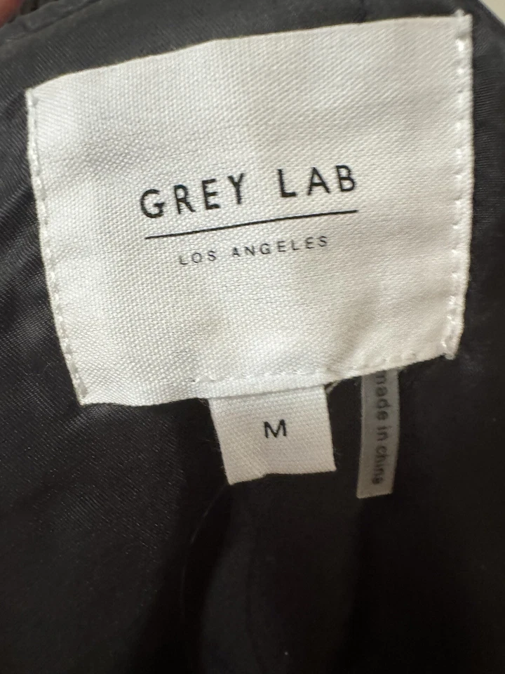 Chaqueta bomber gris laboratorio para mujer Foto 2 de 4