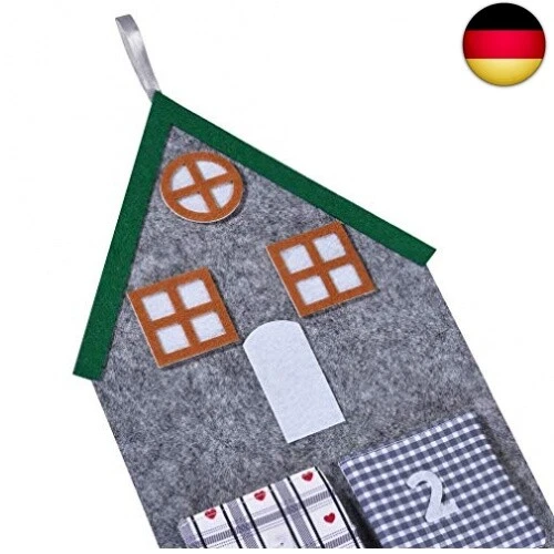 KOHMUI Adventskalender zum befüllen, Weihnachtskalender zum Aufhängen und s - Bild 5 von 6