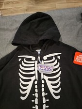 Skeleton Costume Pajamas sleepwear Halloween Adult large Animal Cosplay