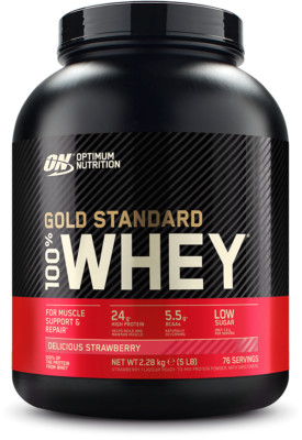 Optimum Nutrition 100% Whey Gold Standard 2270g mit Whey Protein Isolat