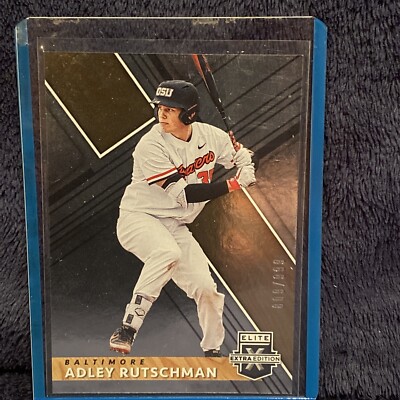 2019 Panini Elite Extra Edition /999 Adley Rutschman #1 Baltimore