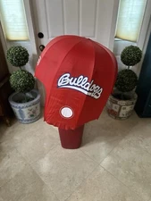 👀🔥HTF•NOS Fresno State Bulldogs Helmet Umbrella SPORTS-BRELLA  1980s👀🔥