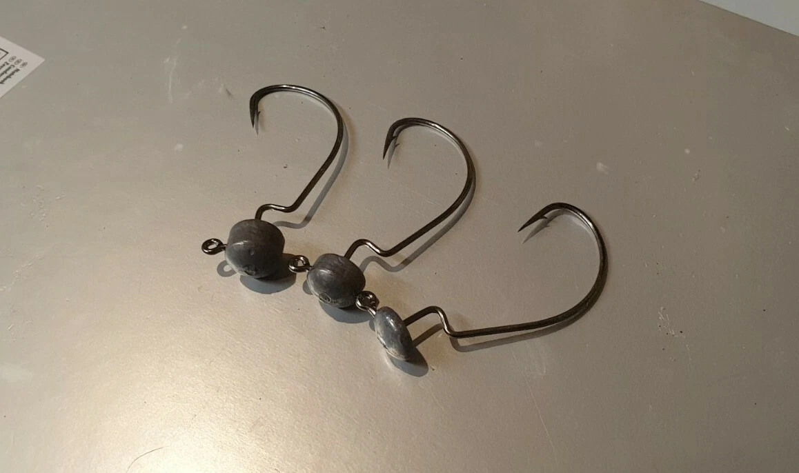 Weedless hook Ned Rig hooks Trd Jig Heads Mushroom Jigheads perch