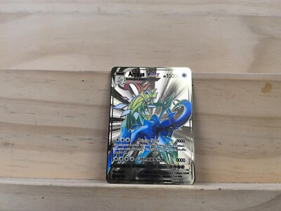 Metal Gold Card- Pokémon TCG Arceus VMAX Golden Pokemon Gifts For Kids