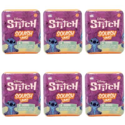 Disney STITCH Squish 'Ums - Lot of 6 Blind Cubes