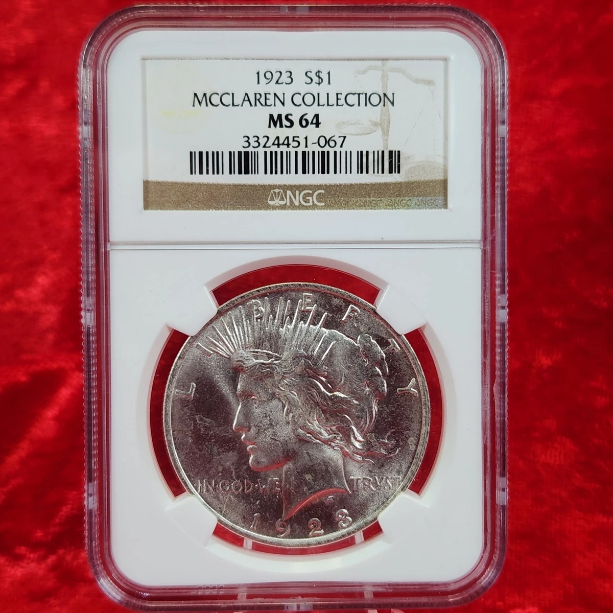 MS 64 Graded 1923 Year Peace Dollars (1921-1935) for sale | eBay