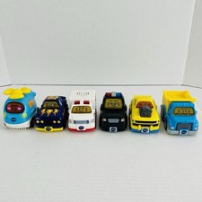 Vtech Go Go Smart Wheels Interactive Vehicle Police Car Ambulance Lot 6 Tested