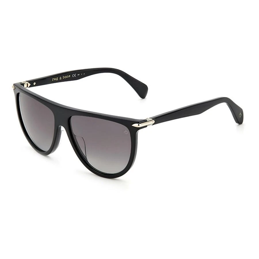 Gafas de sol polarizadas negras rag & bone RNB1056/S 807 WJ Foto 2 de 4