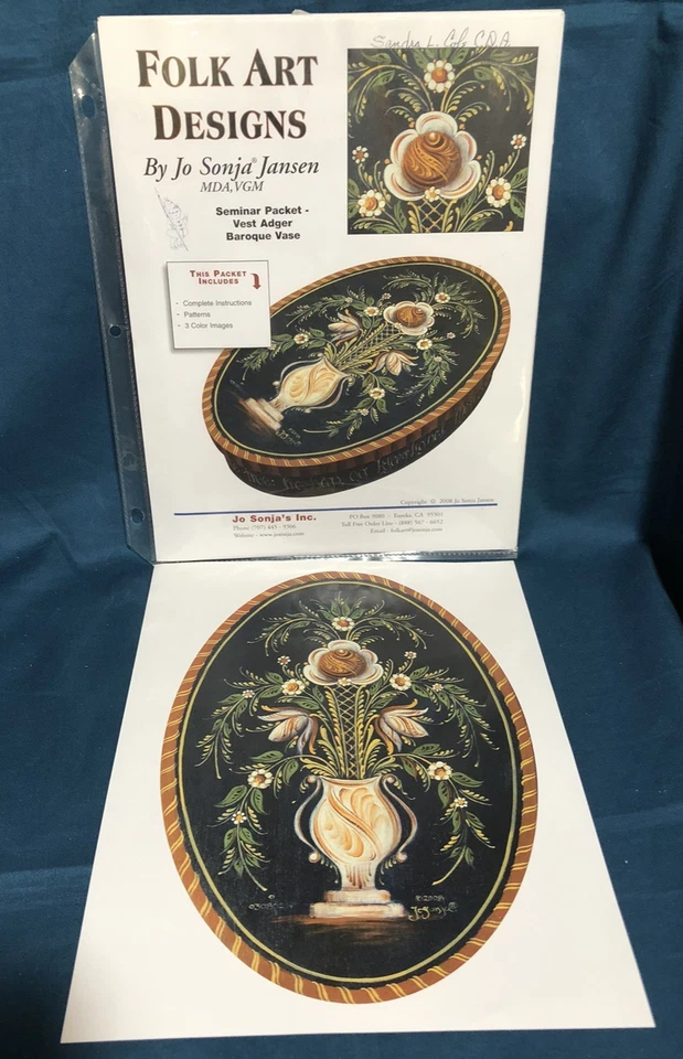 Jo Sonja Jansen Lot Of 3 Vest Adger Seminar Packets - Image 4 of 4