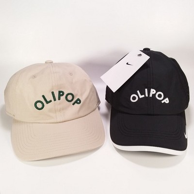 Olipop Soda - Nike Heritage86 / Coal Custom Headwear - Adjustable Hat Cap Lot