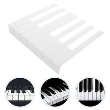 52pcs Practical Piano Keytops Piano Replacing Keys Supplies White 